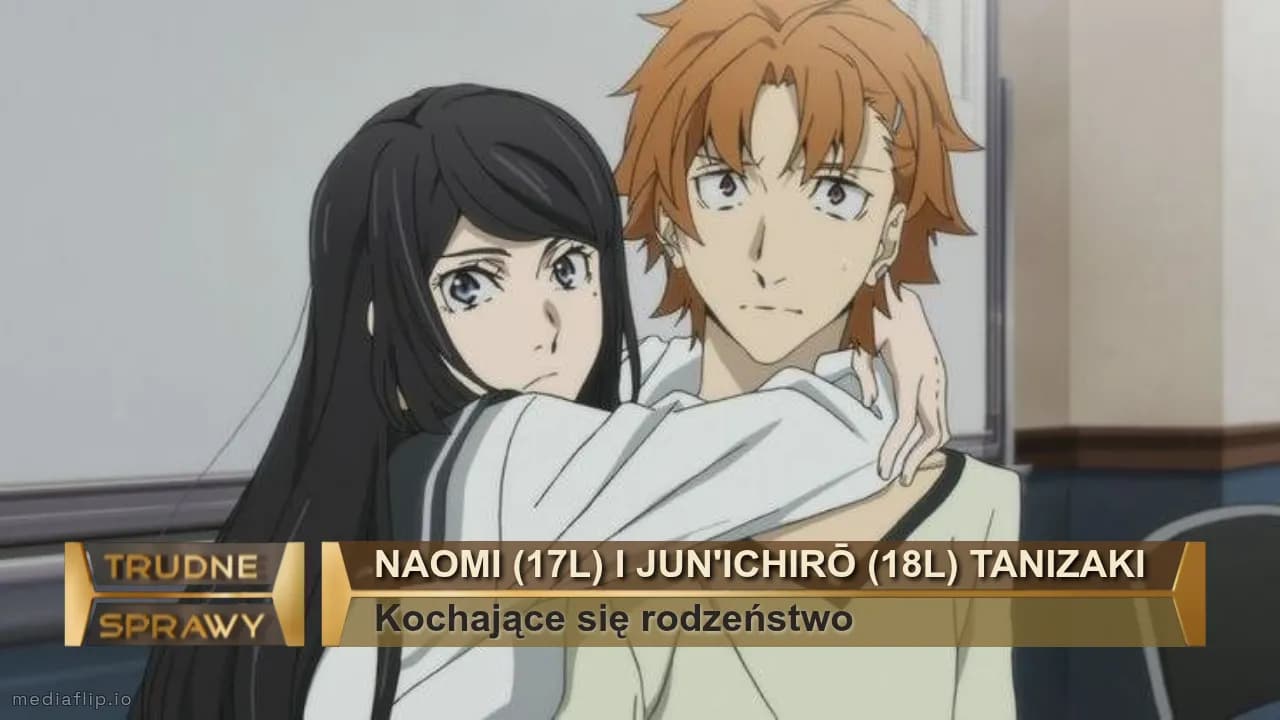 Naomi (17l) i Jun'ichirō (18l) tanizaki
Kochające się rodzeństwo 