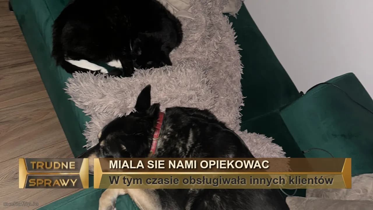 Miala sie nami opiekowac 
W tym czasie obsługiwała innych klientów 