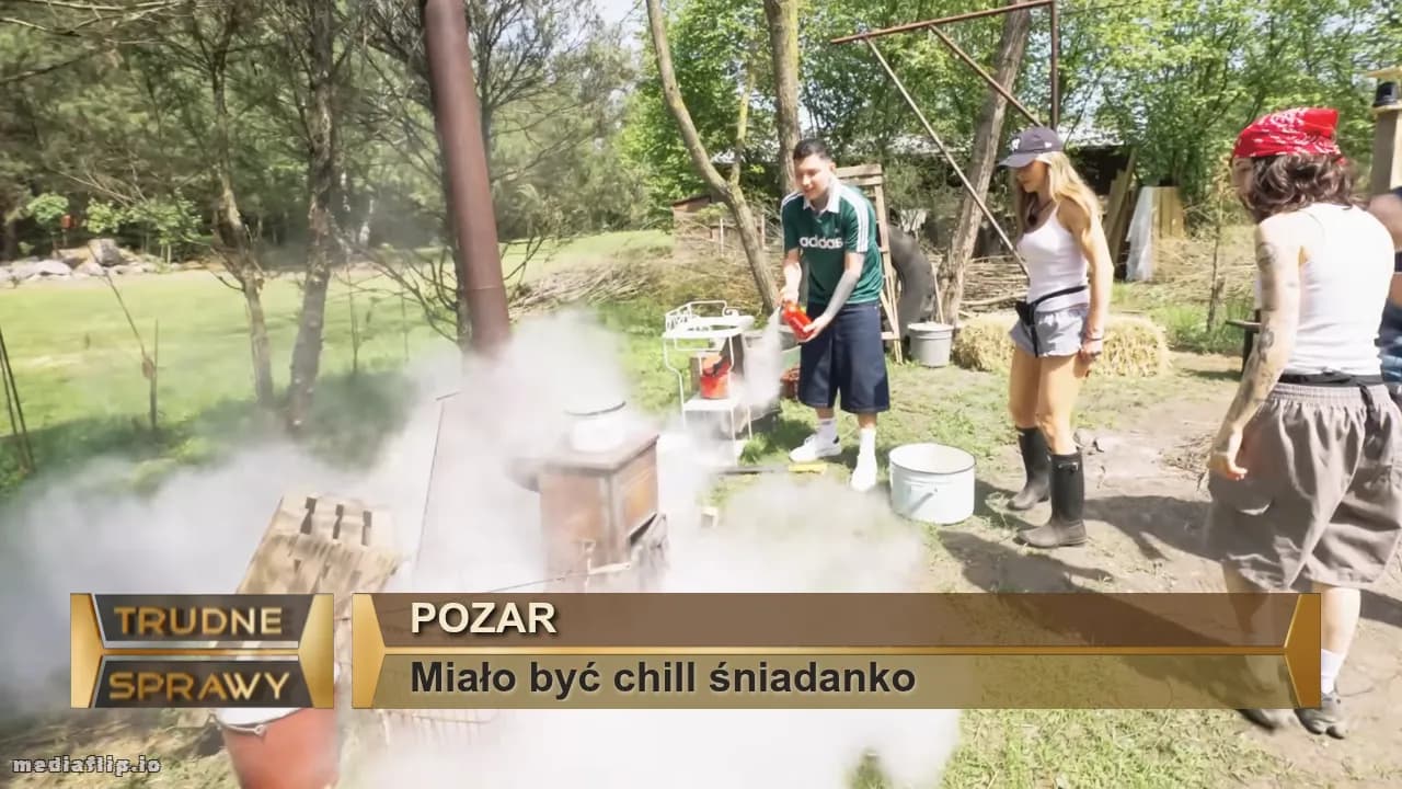 Pozar 
Miało być chill śniadanko 