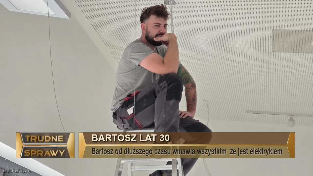 Bartosz lat 30
Bartosz od dłuższego czasu wmawia wszystkim  ze jest elektrykiem