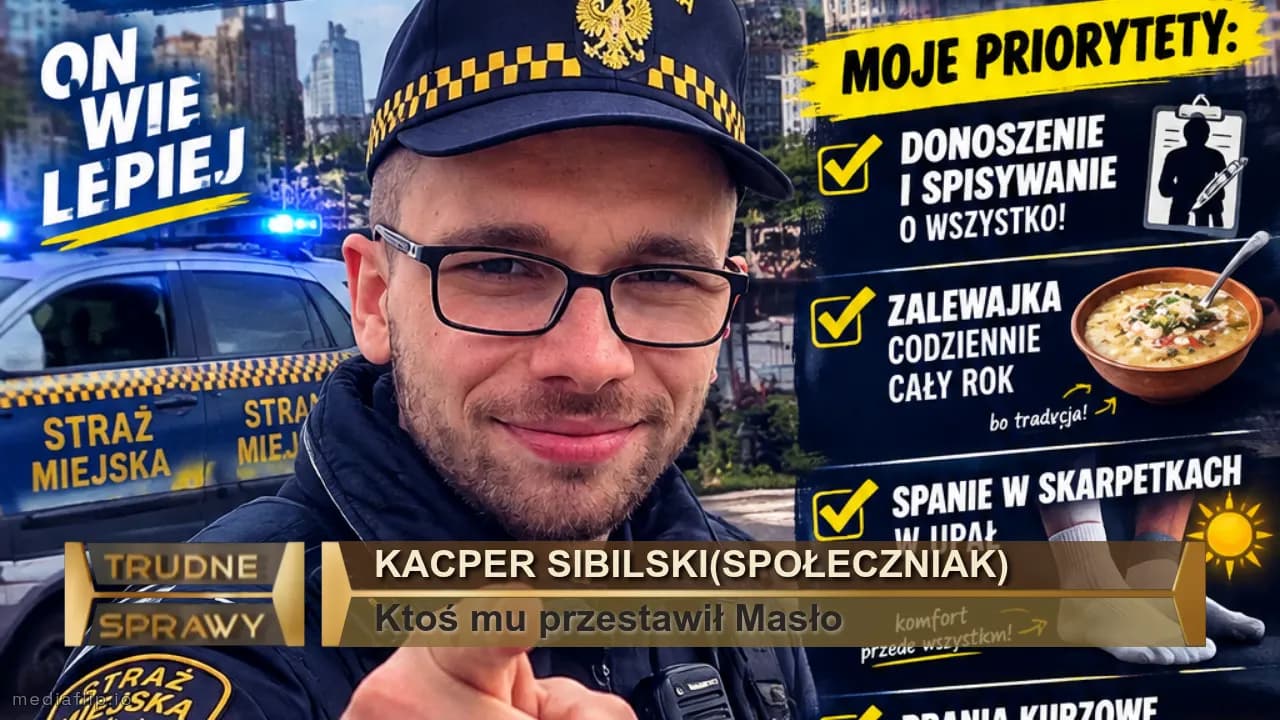 Kacper sibilski(Społeczniak)
Ktoś mu przestawił Masło 