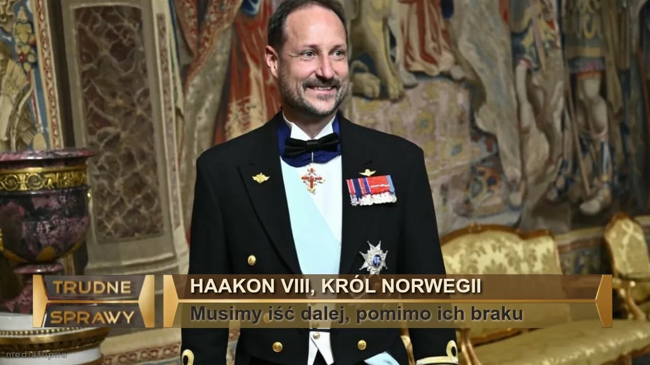 Haakon VIII, król Norwegii
Musimy iść dalej, pomimo ich braku