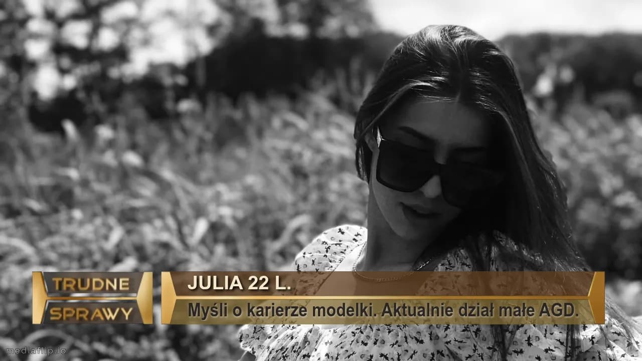 Julia 22 l.
Myśli o karierze modelki. Aktualnie dział małe AGD.