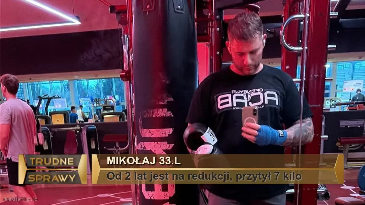 Mikołaj 33.l
Od 2 lat jest na redukcji, przytył 7 kilo