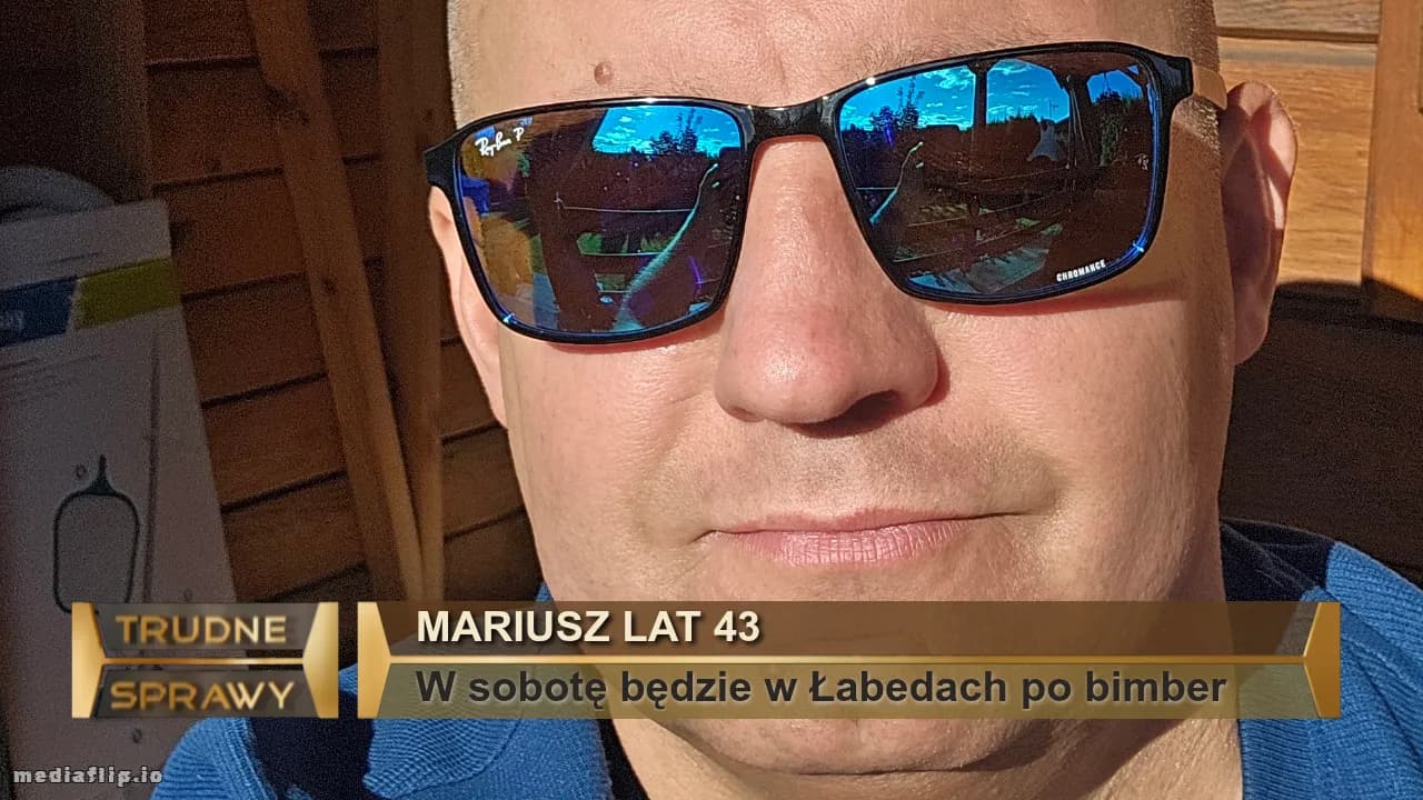 Mariusz lat 43
W sobotę będzie w Łabedach po bimber 