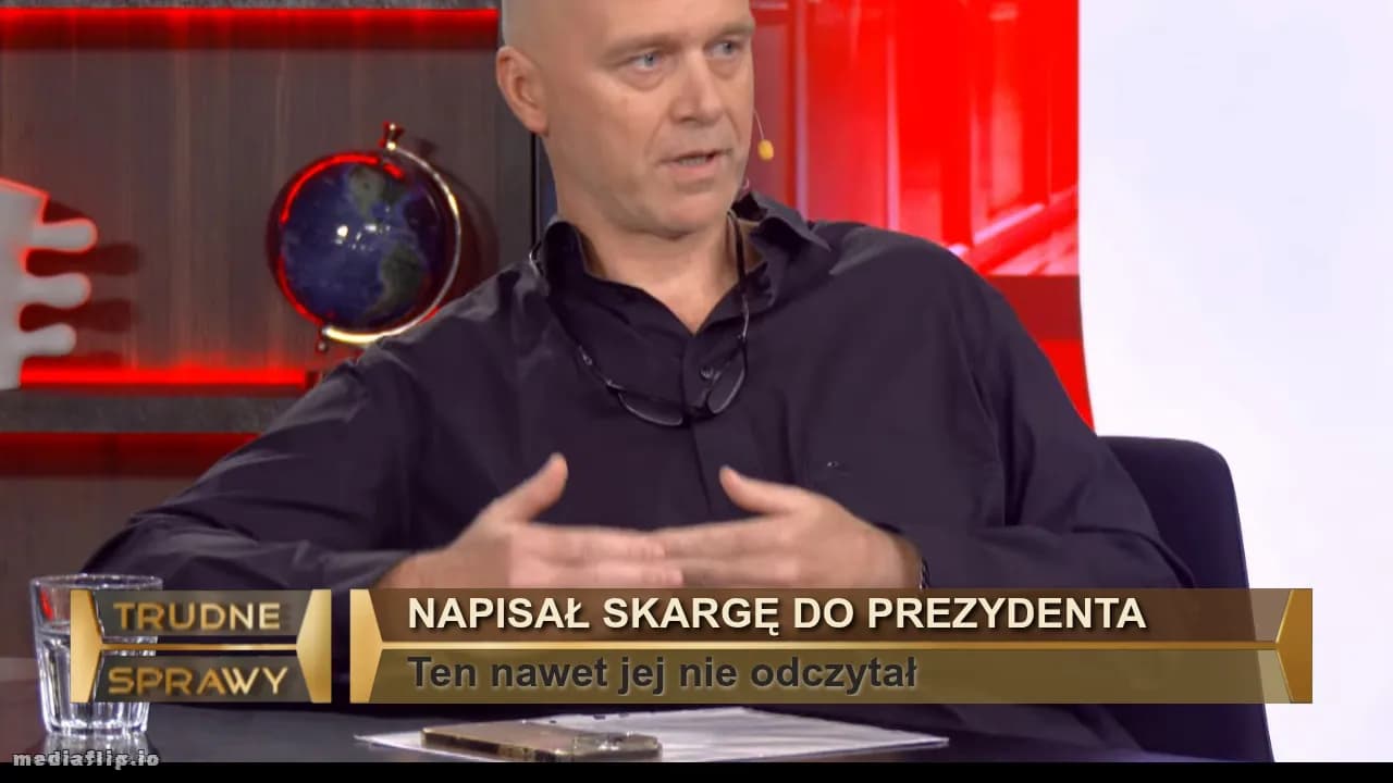 Napisał skargę do Prezydenta 
Ten nawet jej nie odczytał 