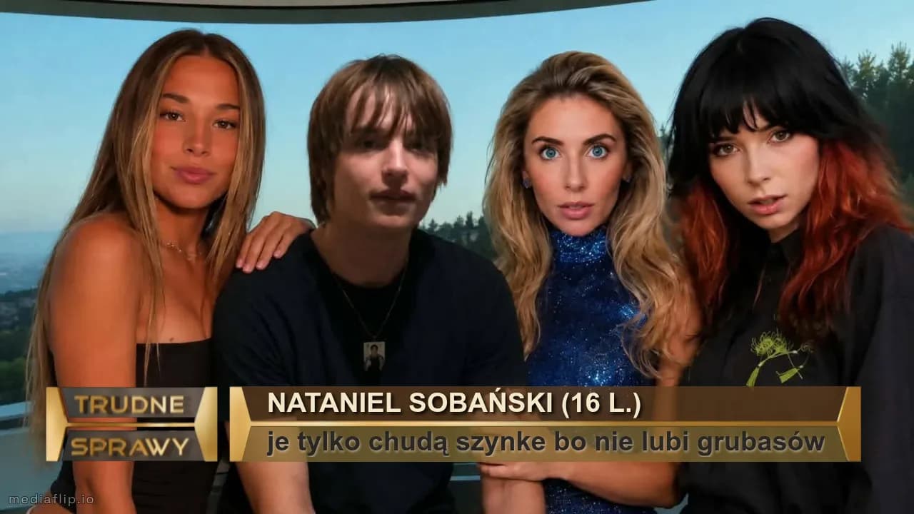 Nataniel Sobański (16 L.)
je tylko chudą szynke bo nie lubi grubasów