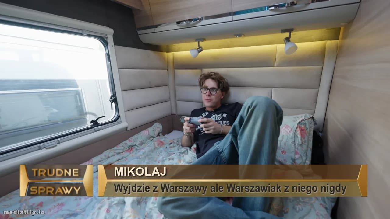 Mikolaj 
Wyjdzie z Warszawy ale Warszawiak z niego nigdy  