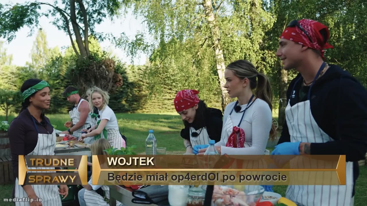 Wojtek 
Będzie miał op4erdOl po powrocie 