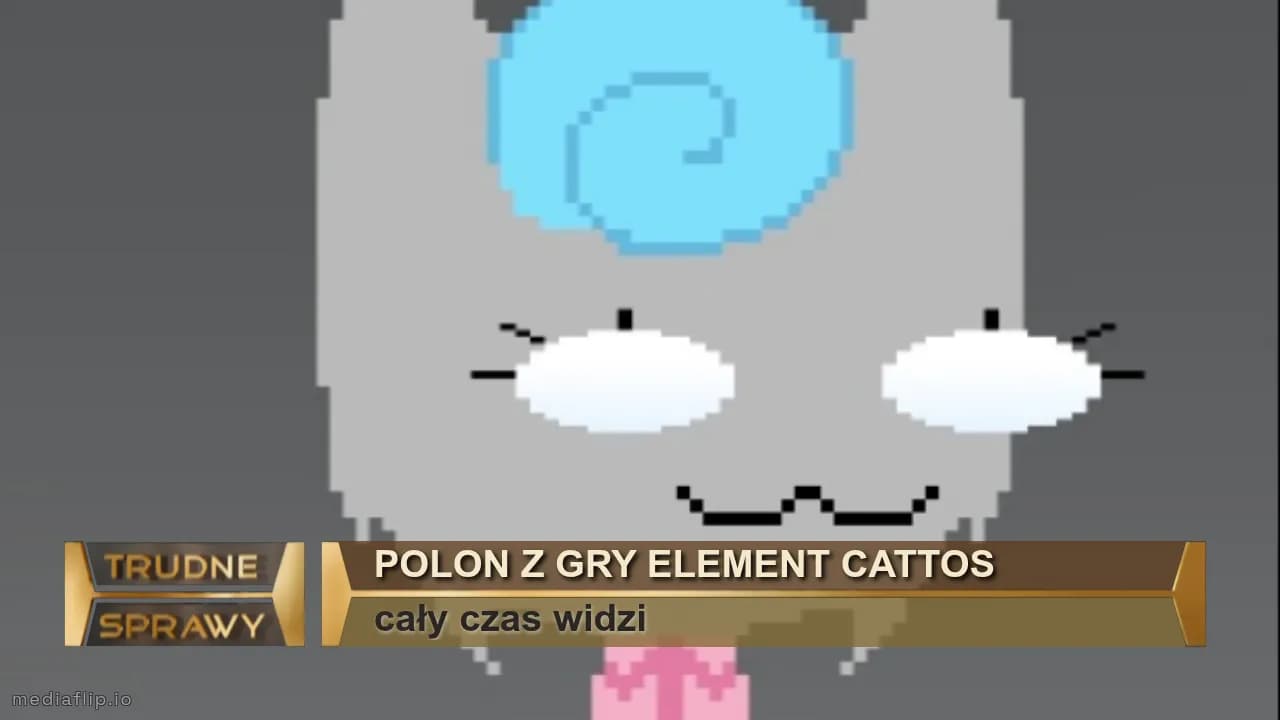 Polon z gry element cattos
cały czas widzi