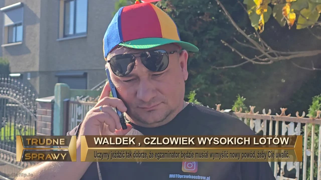 Waldek , czlowiek wysokich lotów
Uczymy jeździć tak dobrze, że egzaminator będzie musiał wymyślić nowy powód, żeby Cię uwalić.