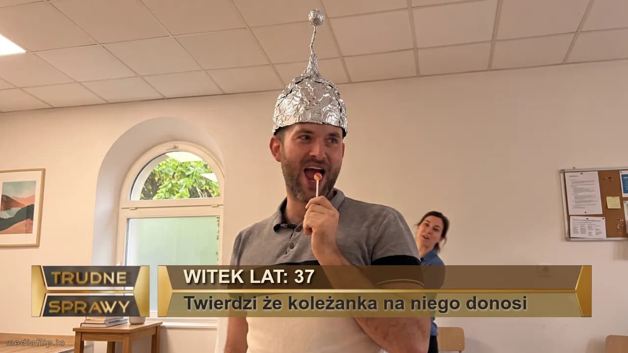 Witek lat: 37
Twierdzi że koleżanka na niego donosi