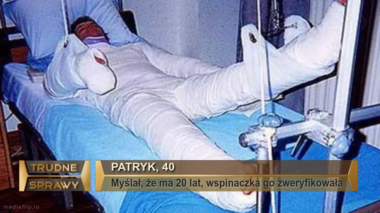 PATRYK, 40
Myślał, że ma 20 lat, wspinaczka go zweryfikowała