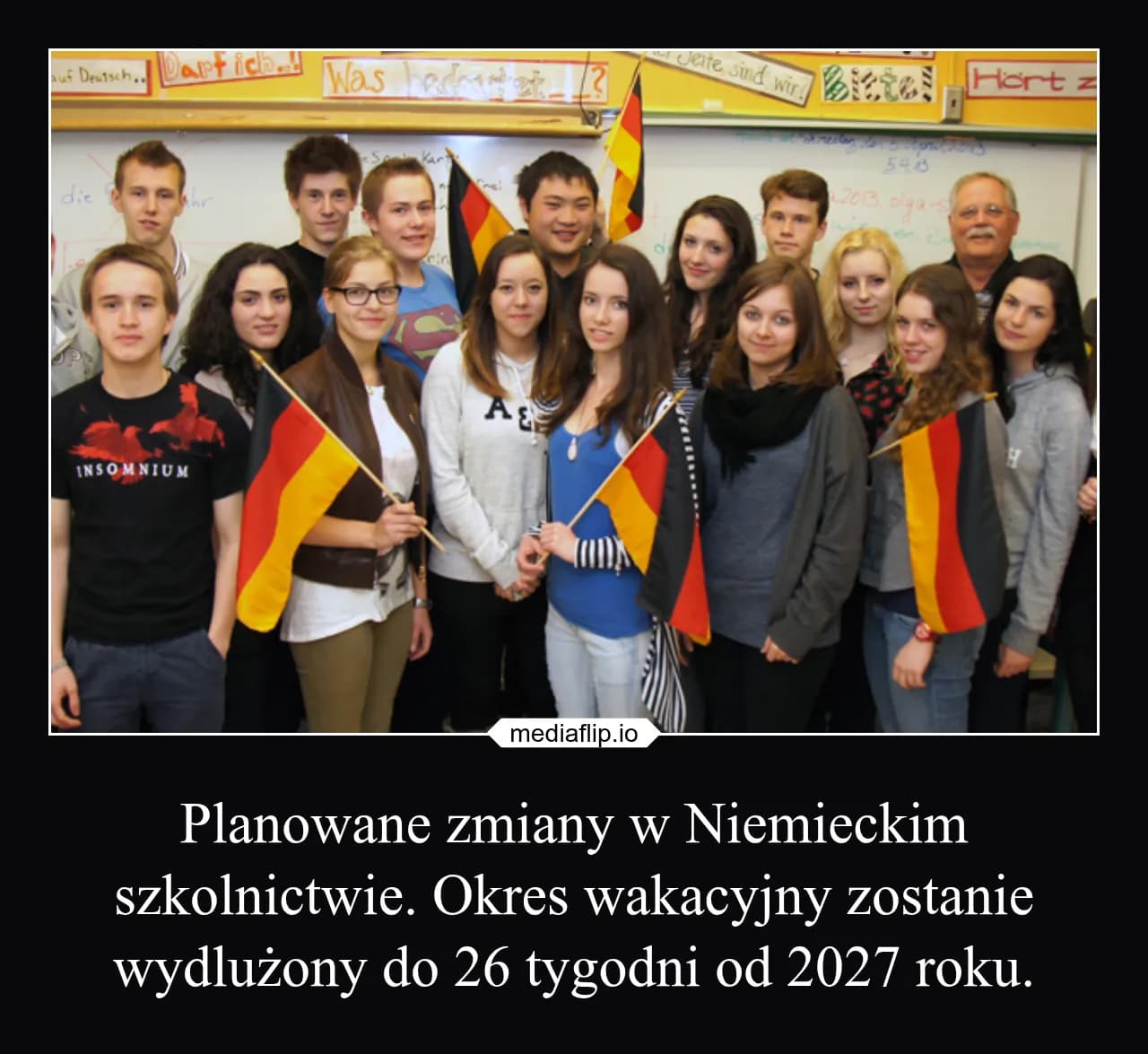 mediaflip.io
Planowane zmiany w Niemieckim szkolnictwie. Okres wakacyjny zostanie wydlużony do 26 tygodni od 2027 roku.