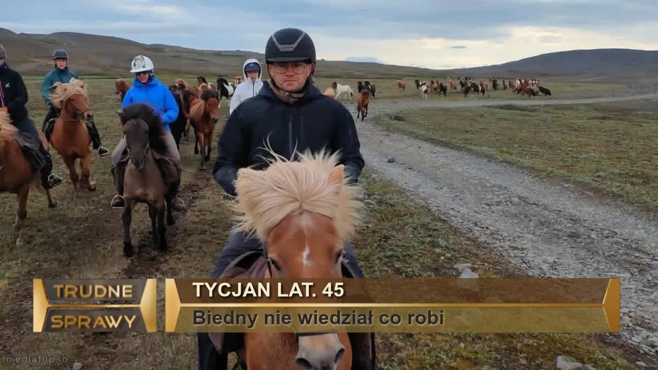 Tycjan lat. 45
Biedny nie wiedział co robi