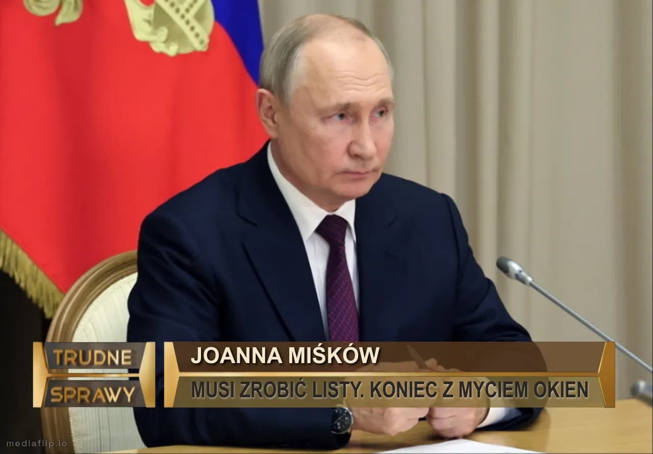 JOANNA MIŚKÓW 
MUSI ZROBIĆ LISTY. KONIEC Z MYCIEM OKIEN