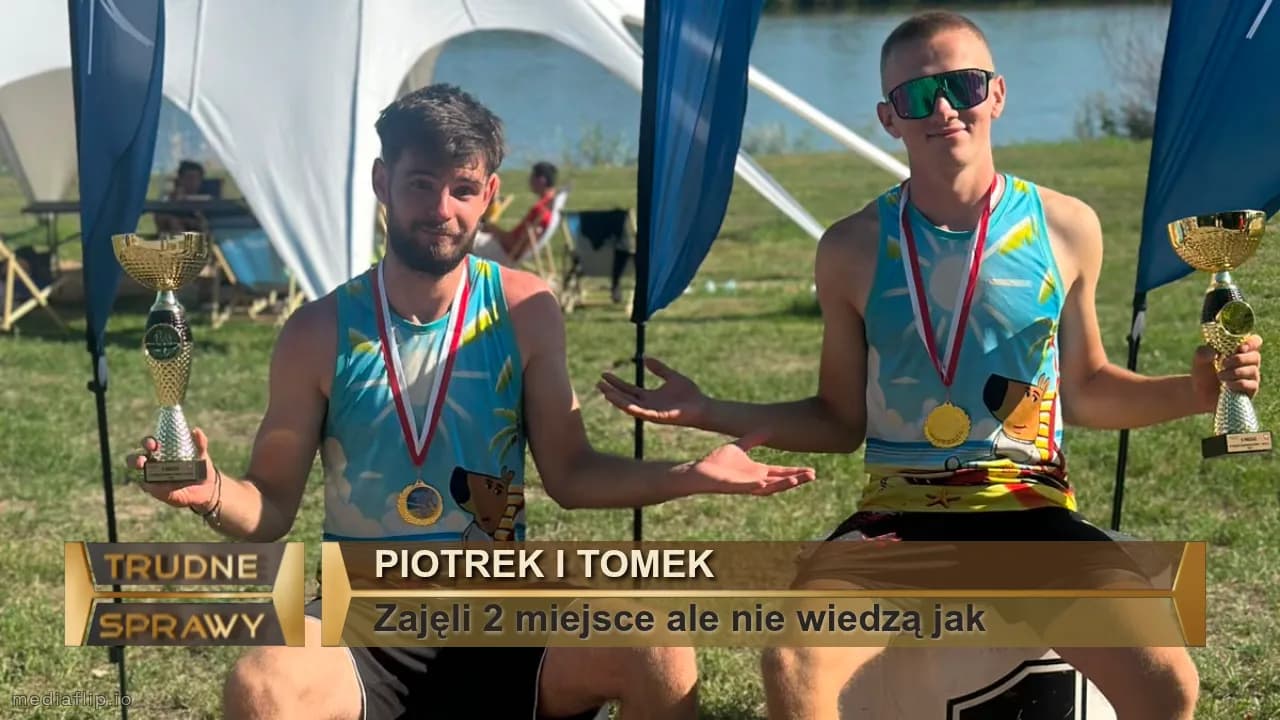 Piotrek i tomek
Zajęli 2 miejsce ale nie wiedzą jak