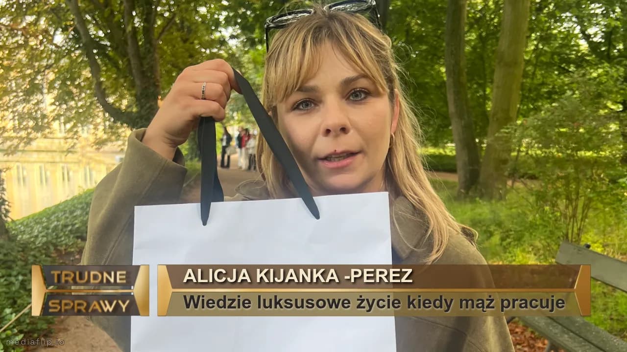 Alicja kijanka -perez
Wiedzie luksusowe życie kiedy mąż pracuje