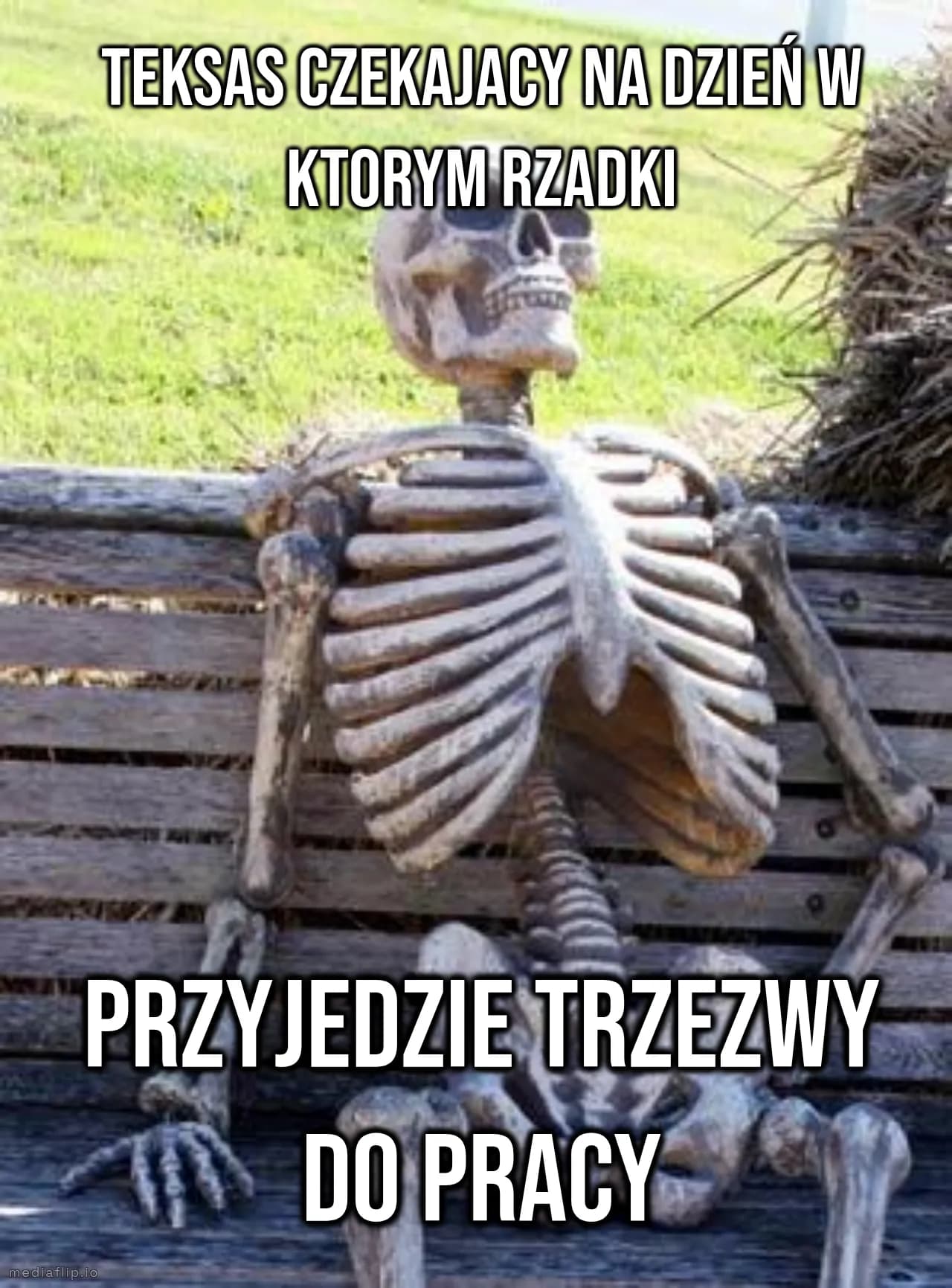 Teksas czekajacy na dzień w ktorym rzadki - Przyjedzie trzezwy do pracy