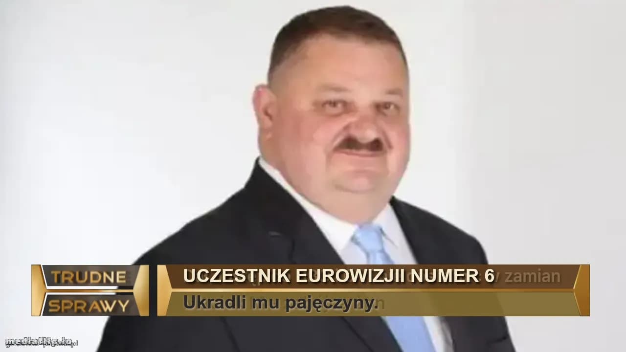 Uczestnik Eurowizjii numer 6
Ukradli mu pajęczyny.