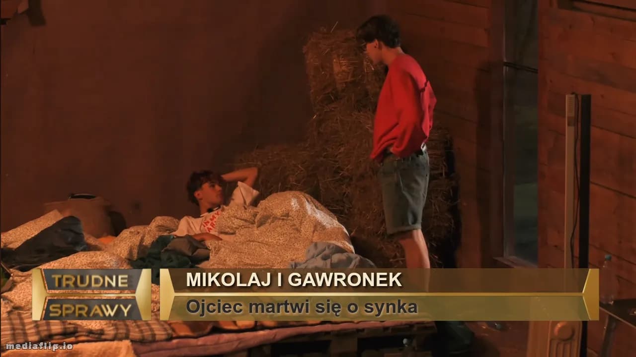 Mikolaj i gawronek 
Ojciec martwi się o synka 