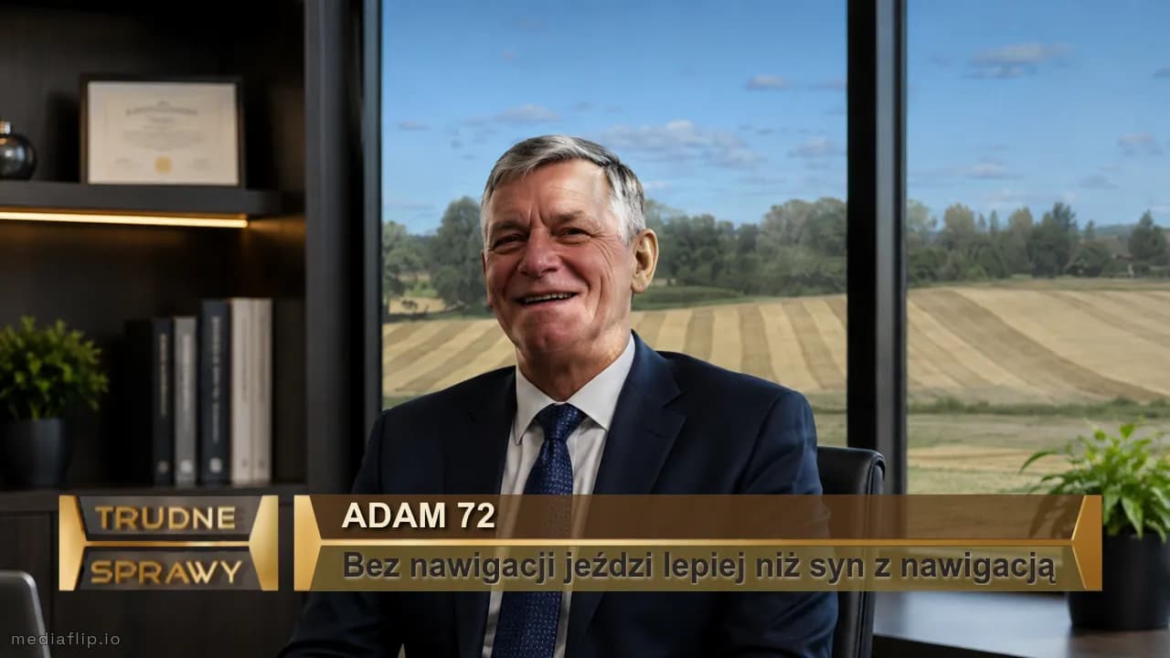 Adam 72
Bez nawigacji jeździ lepiej niż syn z nawigacją