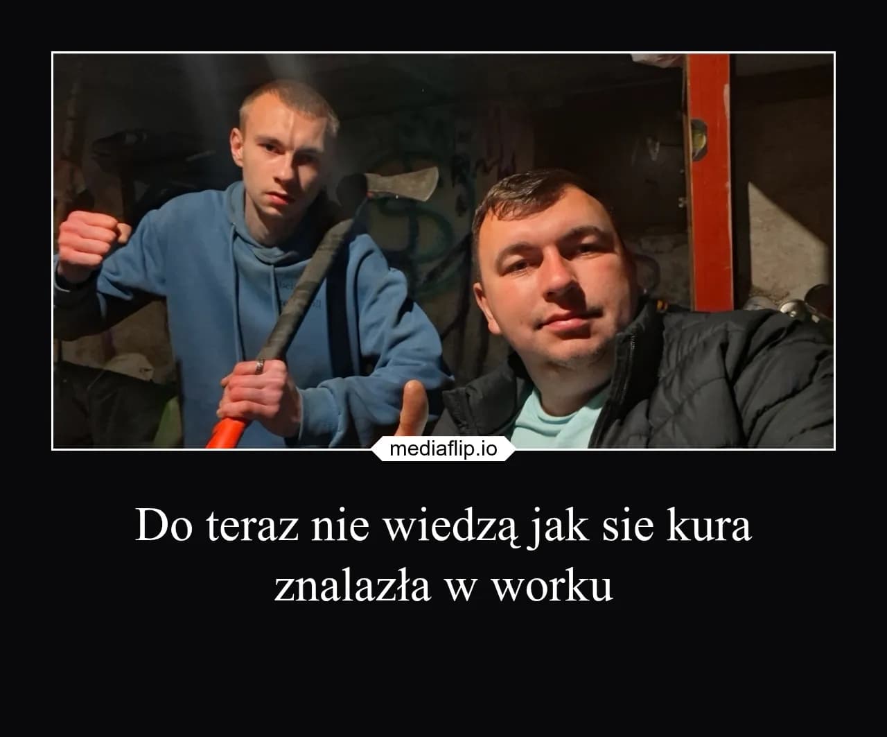 mediaflip.io - Do teraz nie wiedzą jak sie kura znalazła w worku

