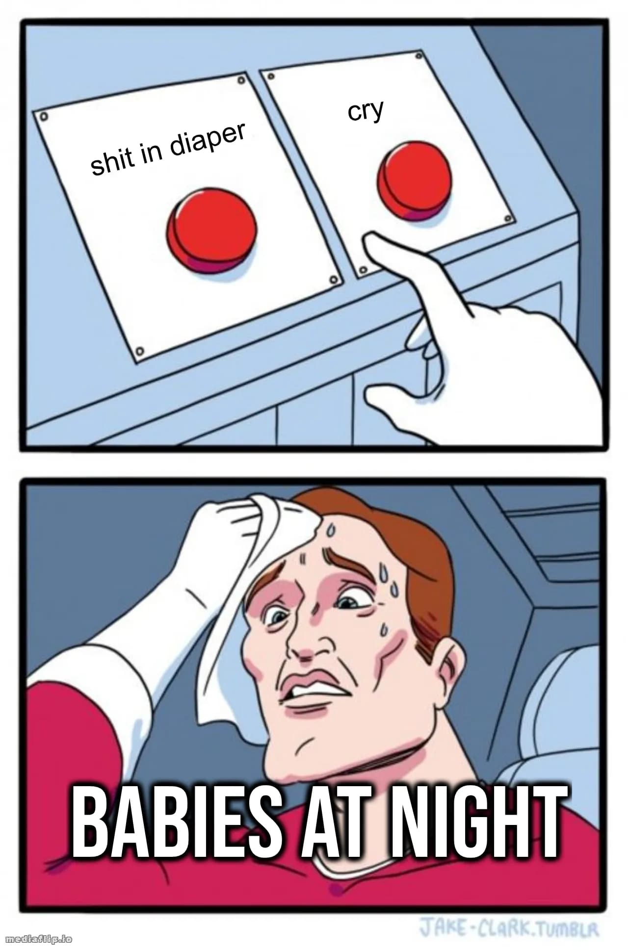 shit in diaper - cry - BABIES AT NIGHT