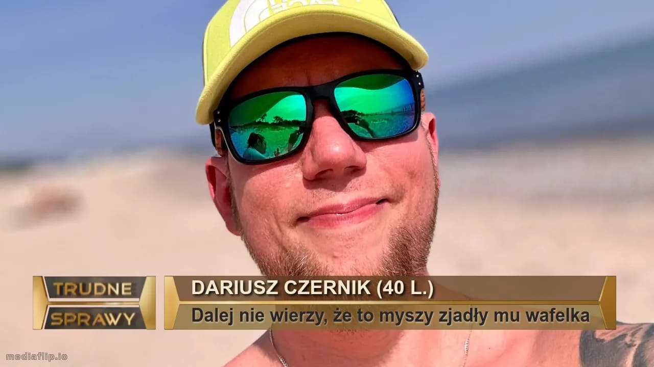 Dariusz Czernik (40 l.)
Dalej nie wierzy, że to myszy zjadły mu wafelka