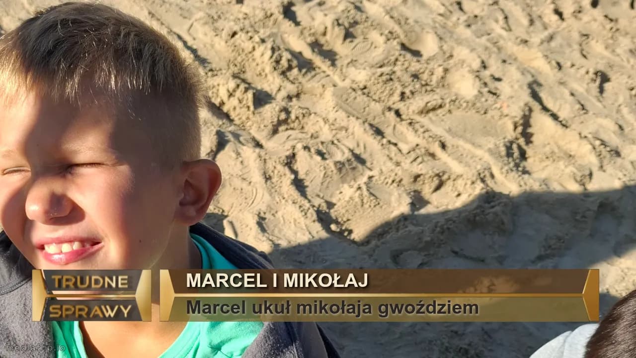 Marcel i mikołaj
Marcel ukuł mikołaja gwoździem