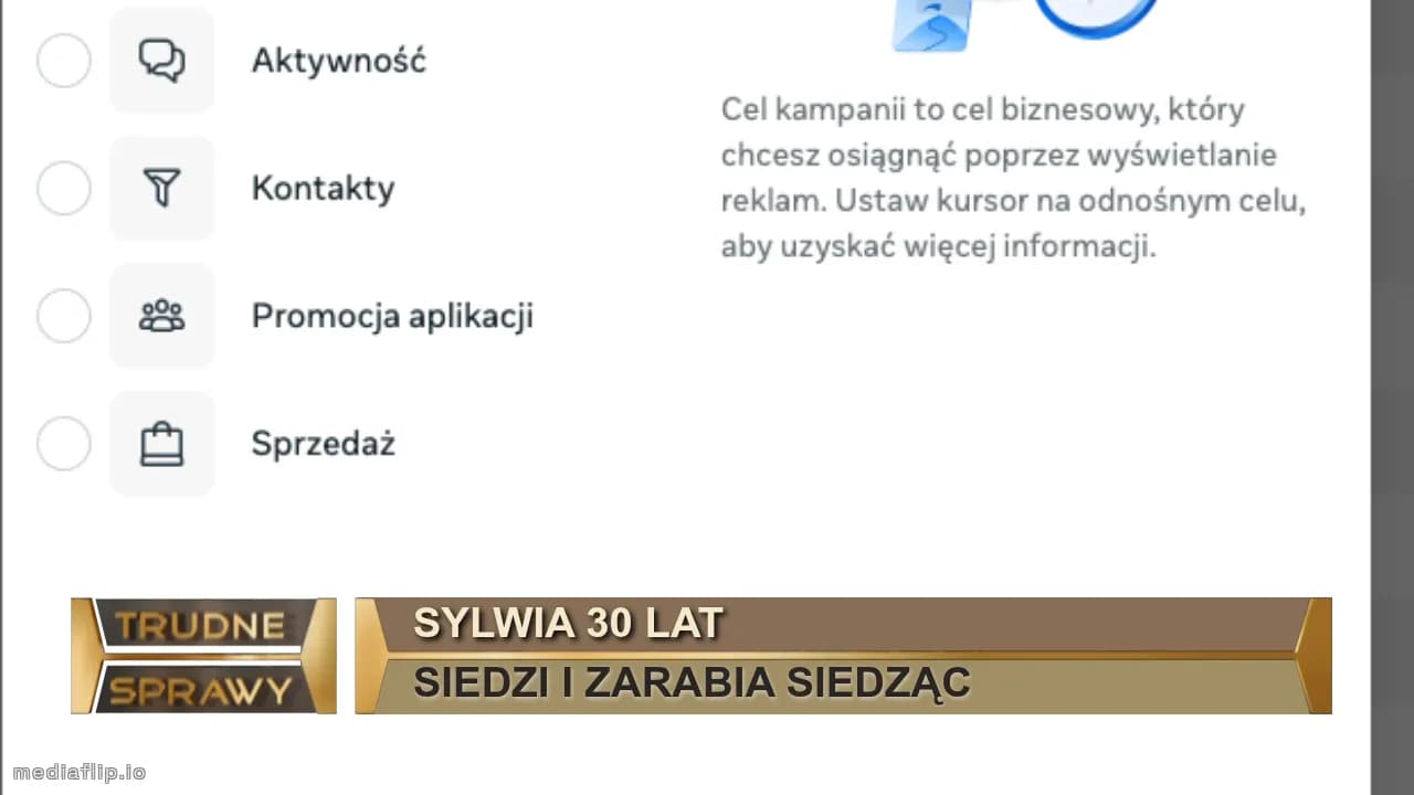 SYLWIA 30 lat
SIEDZI I ZARABIA SIEDZĄC