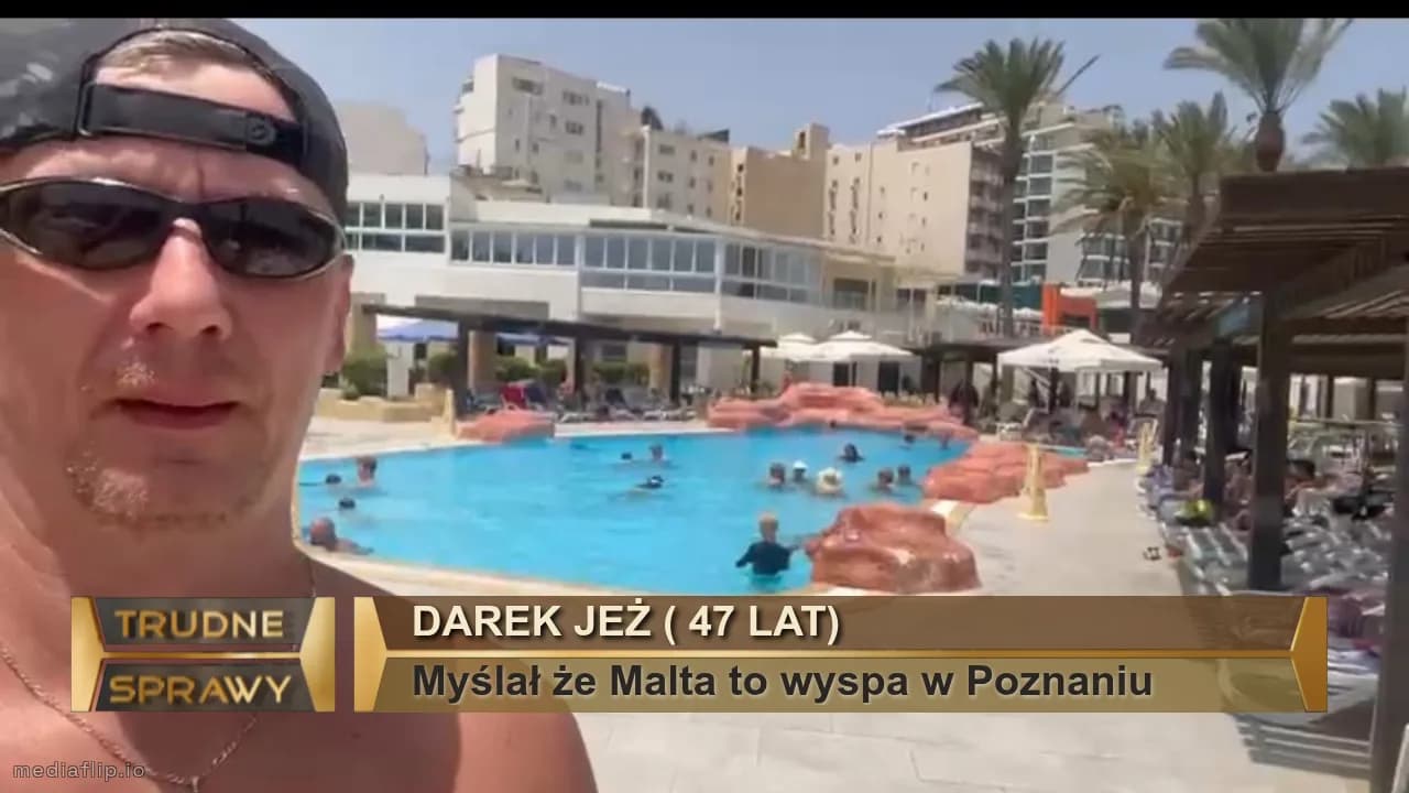 Darek Jeż ( 47 lat)
Myślał że Malta to wyspa w Poznaniu