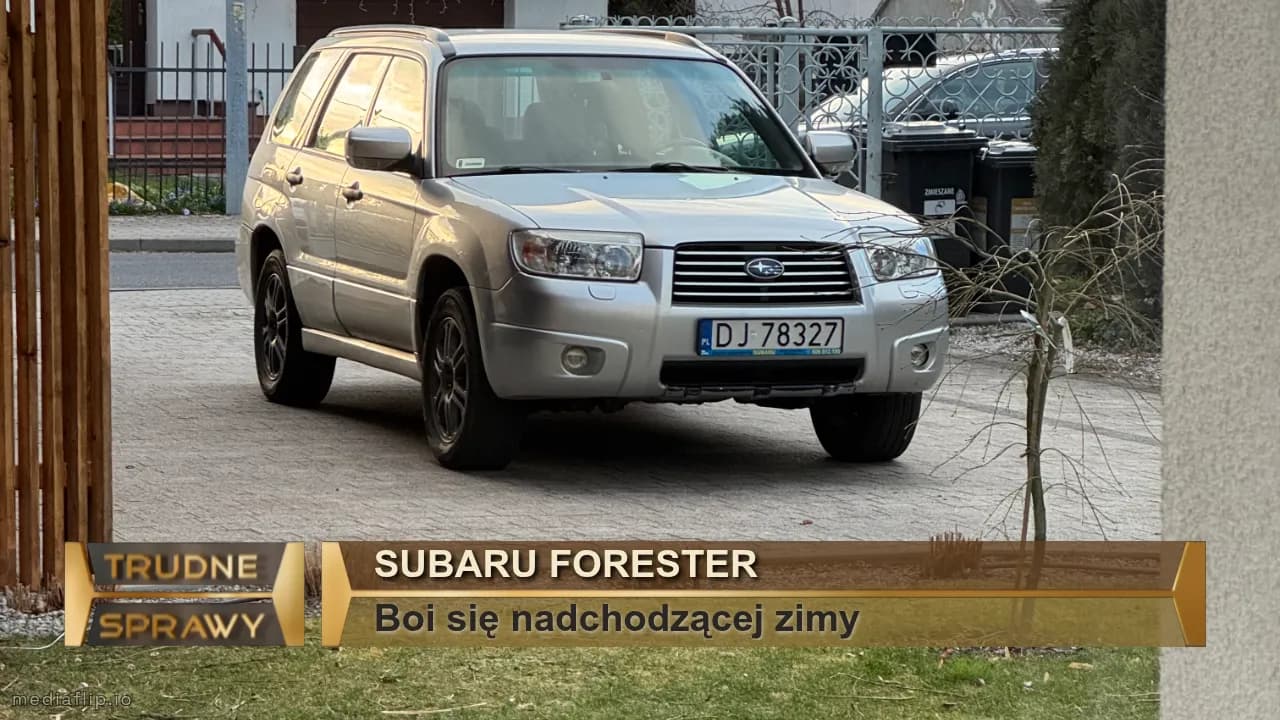 Subaru forester
Boi się nadchodzącej zimy