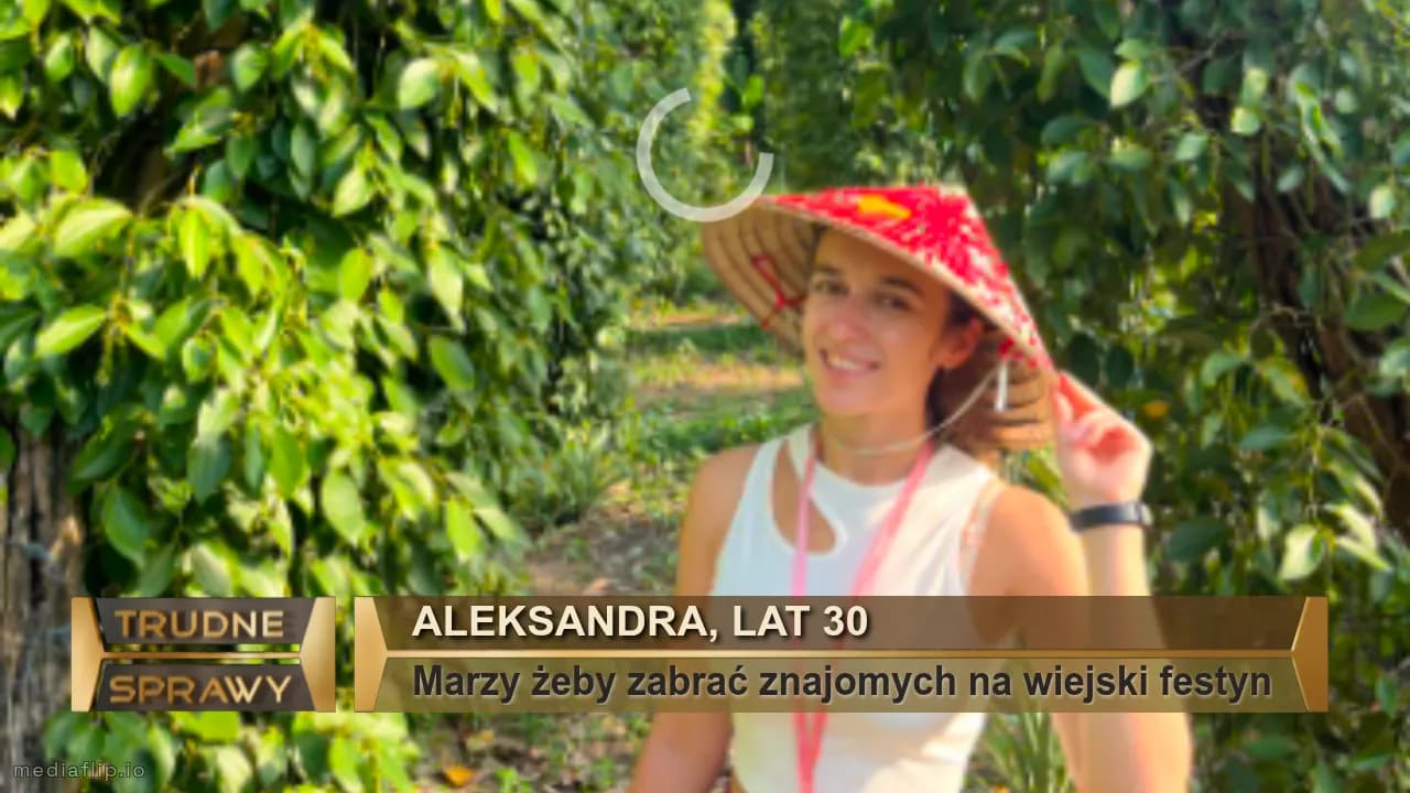 Aleksandra, lat 30
Marzy żeby zabrać znajomych na wiejski festyn