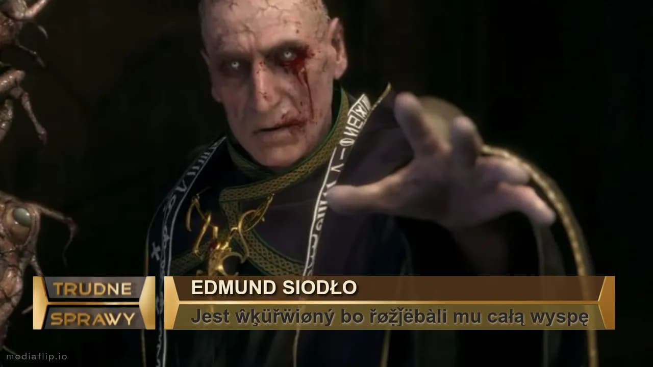 Edmund siodło
Jest ŵķüřẅiøný bo řøẓ̌ǰëbàli mu całą wyspę