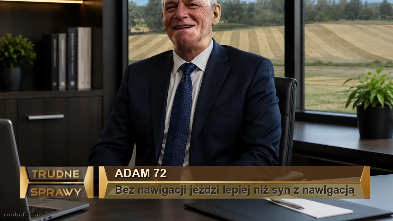 Adam 72
Bez nawigacji jeździ lepiej niż syn z nawigacją
