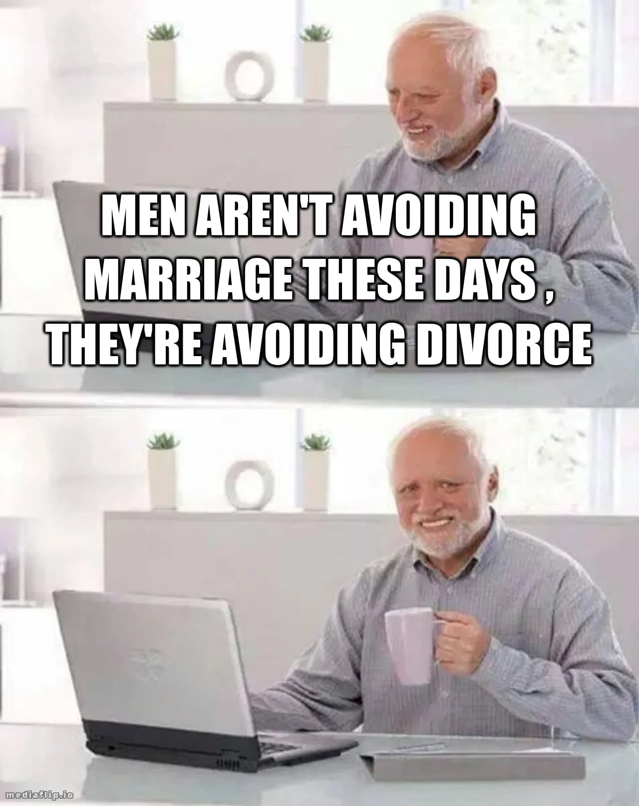 Men aren't avoiding Marriage these days , they're avoiding Divorce