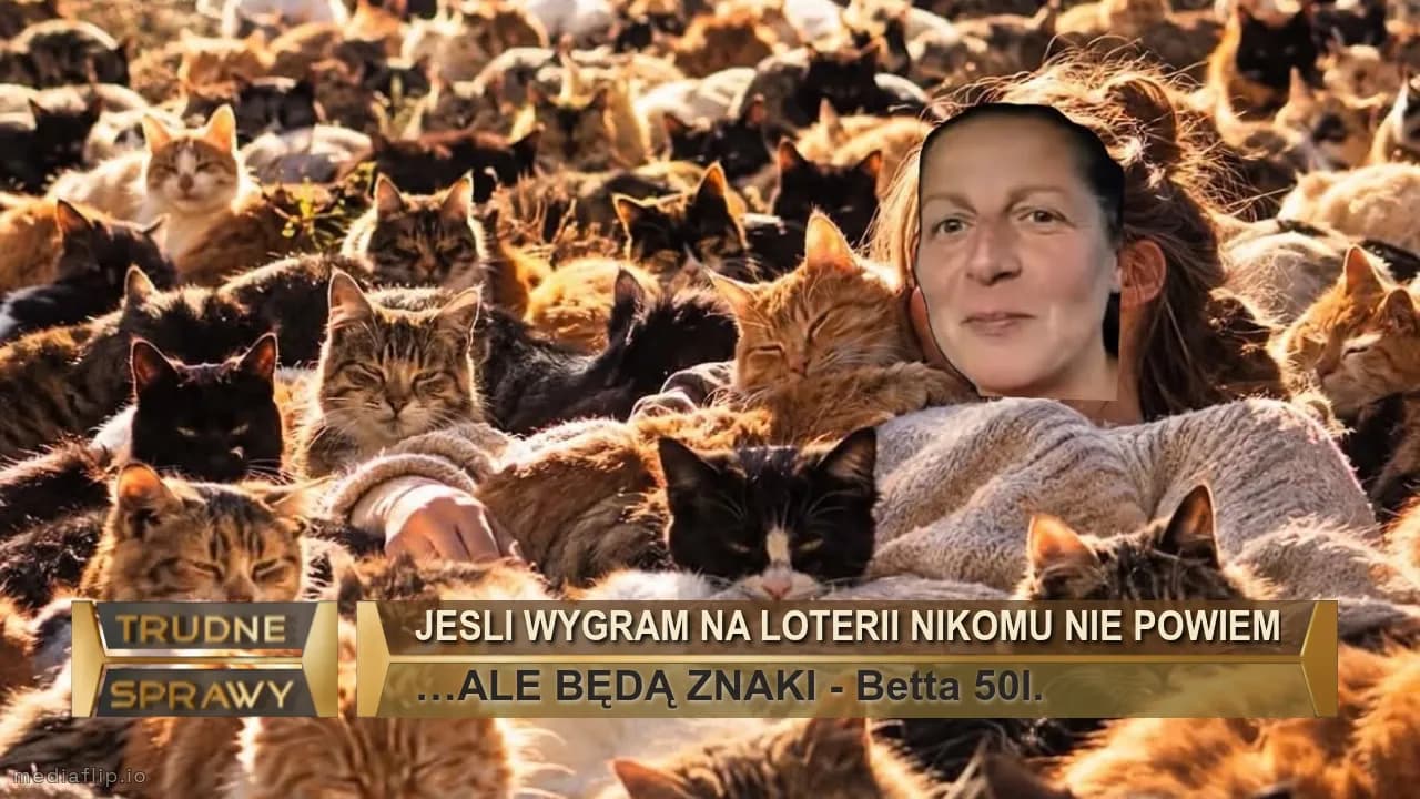 Jesli wygram na loterii nikomu nie powiem
…ALE BĘDĄ ZNAKI - Betta 50l.