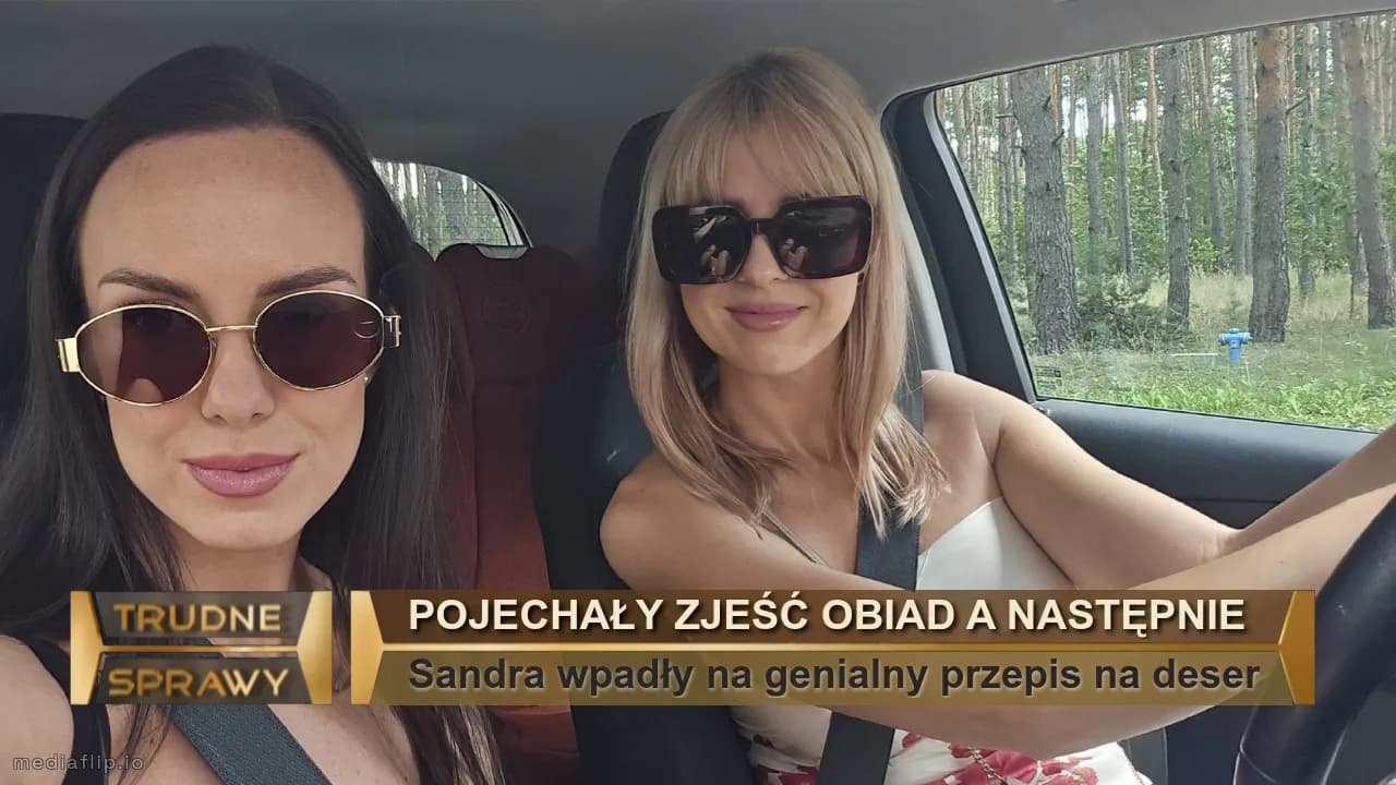 PojechaŁy zjeść obiad a następnie
Sandra wpadły na genialny przepis na deser