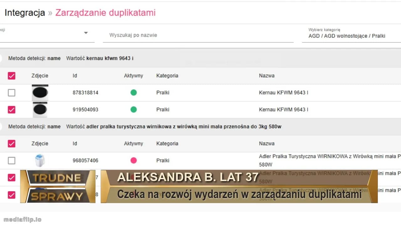 Aleksandra B. lat 37
Czeka na rozwój wydarzeń w zarządzaniu duplikatami