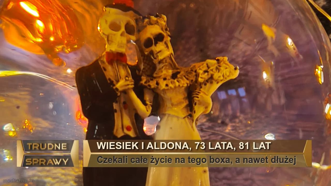 Wiesiek i Aldona, 73 lata, 81 lat
Czekali całe życie na tego boxa, a nawet dłużej 