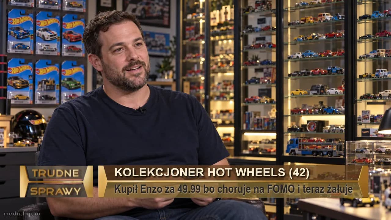 Kolekcjoner hot wheels (42)
Kupił Enzo za 49.99 bo choruje na FOMO i teraz żałuje