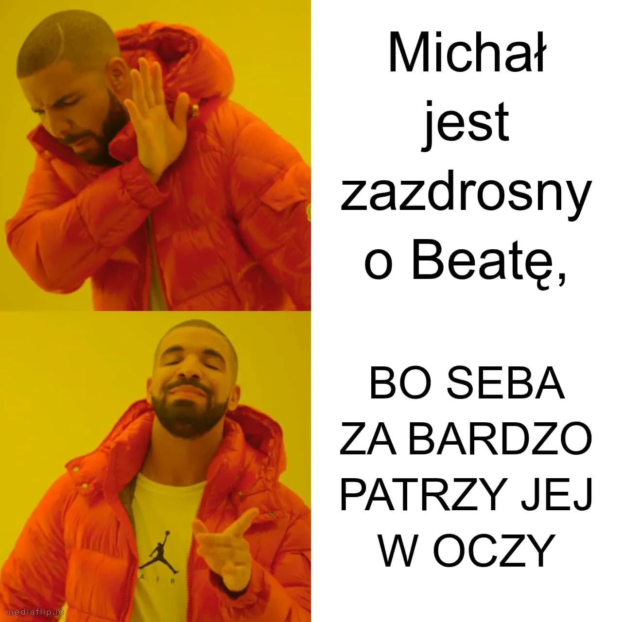 Michał jest zazdrosny o Beatę, - BO SEBA ZA BARDZO PATRZY JEJ W OCZY