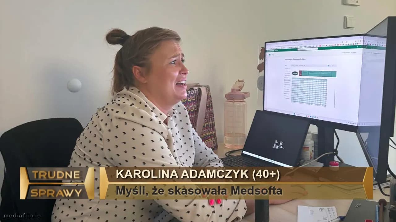 Karolina adamczyk (40+)
Myśli, że skasowała Medsofta