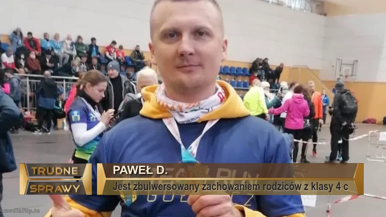 Paweł D.
Jest zbulwersowany zachowaniem rodziców z klasy 4 c